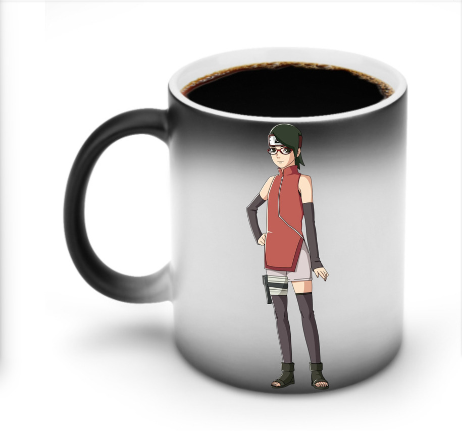 （画像用） NARUTO -ナルト- うちは サラダ Uchiha Sarada 温度変色マグカップ