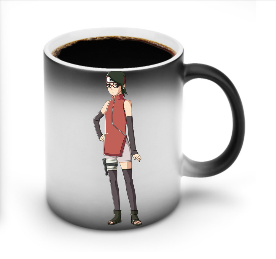 （画像用） NARUTO -ナルト- うちは サラダ Uchiha Sarada 温度変色マグカップ