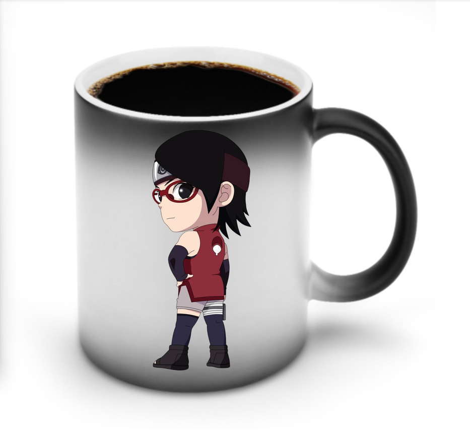 （画像用） NARUTO -ナルト- うちは サラダ Uchiha Sarada 温度変色マグカップ