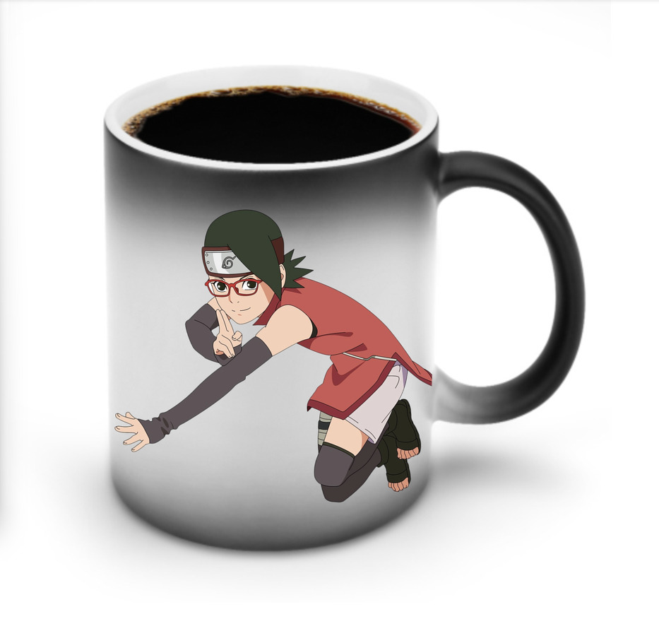 （画像用） NARUTO -ナルト- うちは サラダ Uchiha Sarada 温度変色マグカップ