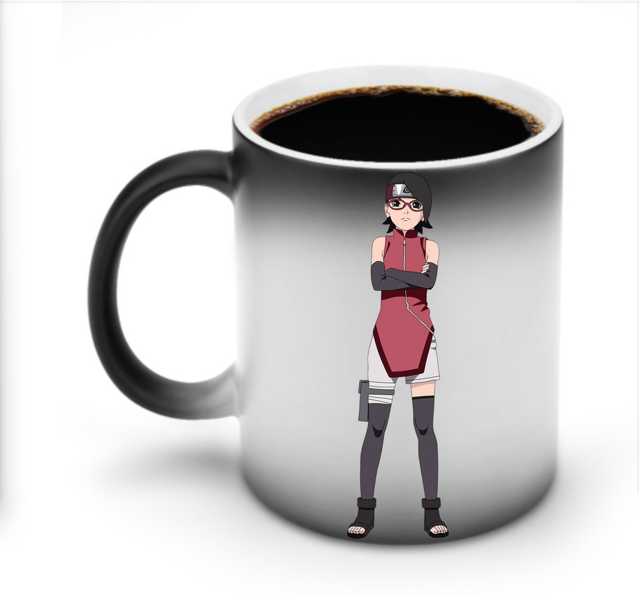 （画像用） NARUTO -ナルト- うちは サラダ Uchiha Sarada 温度変色マグカップ