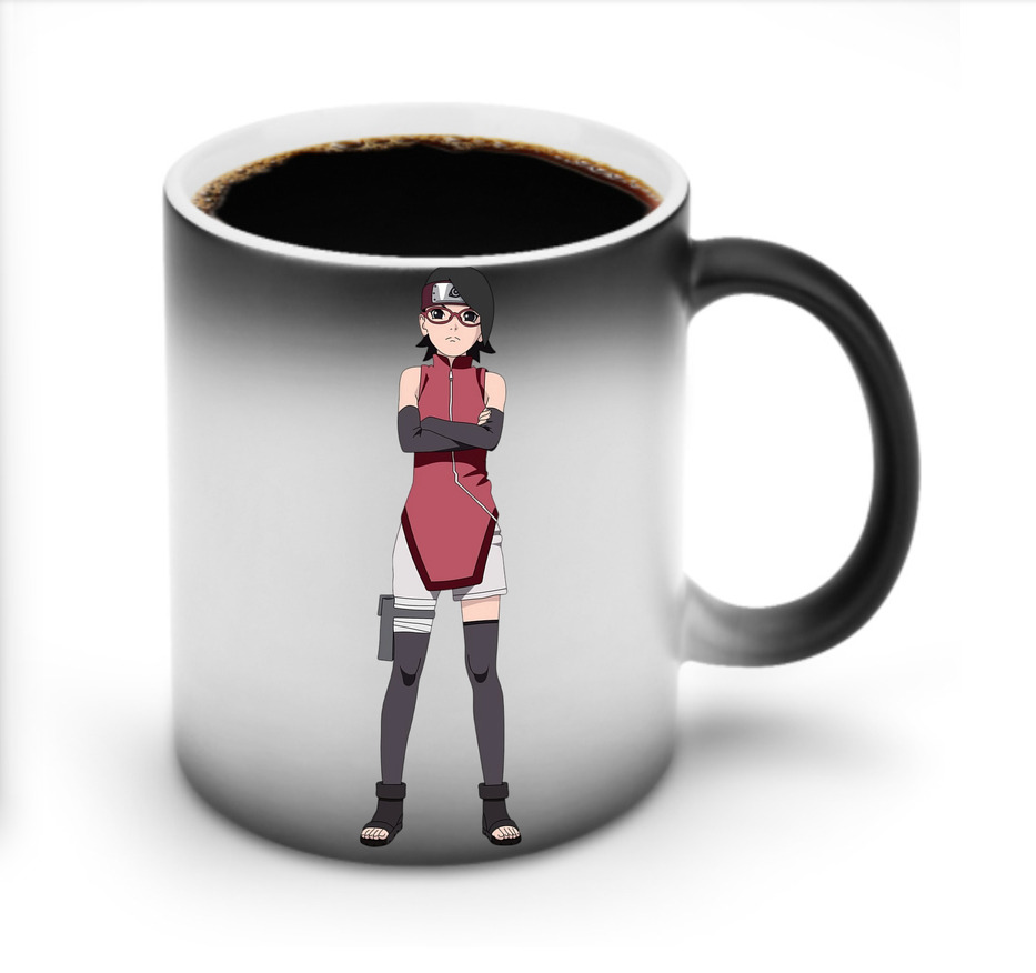 （画像用） NARUTO -ナルト- うちは サラダ Uchiha Sarada 温度変色マグカップ