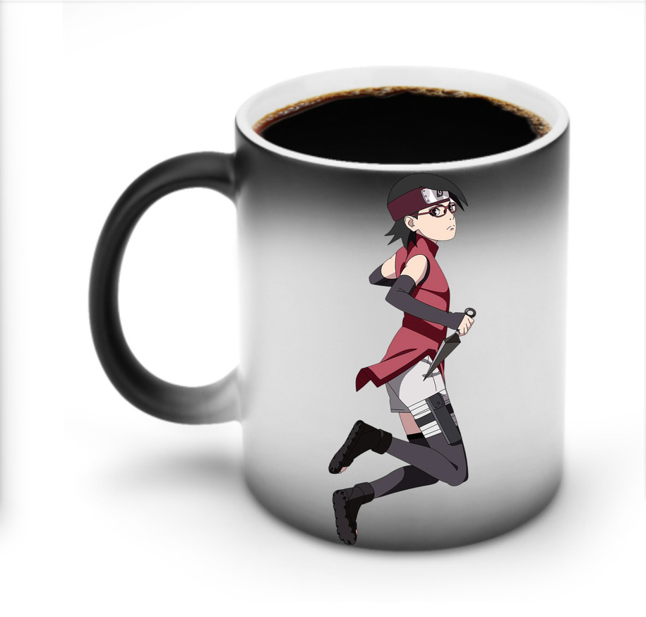 （画像用） NARUTO -ナルト- うちは サラダ Uchiha Sarada 温度変色マグカップ