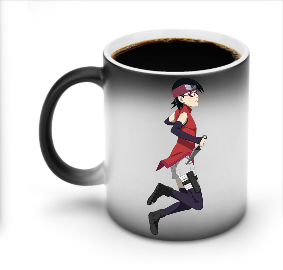 （画像用） NARUTO -ナルト- うちは サラダ Uchiha Sarada 温度変色マグカップ
