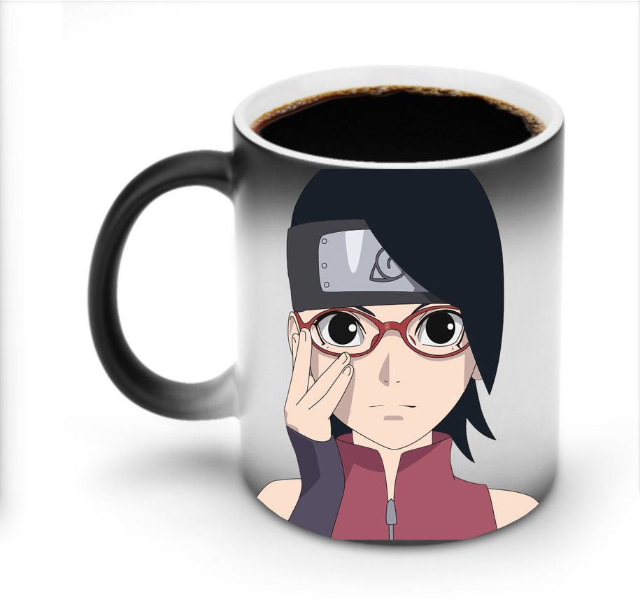 （画像用） NARUTO -ナルト- うちは サラダ Uchiha Sarada 温度変色マグカップ