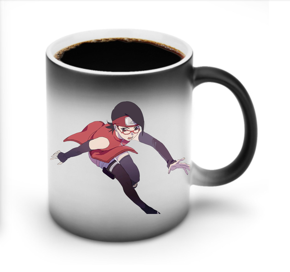 （画像用） NARUTO -ナルト- うちは サラダ Uchiha Sarada 温度変色マグカップ