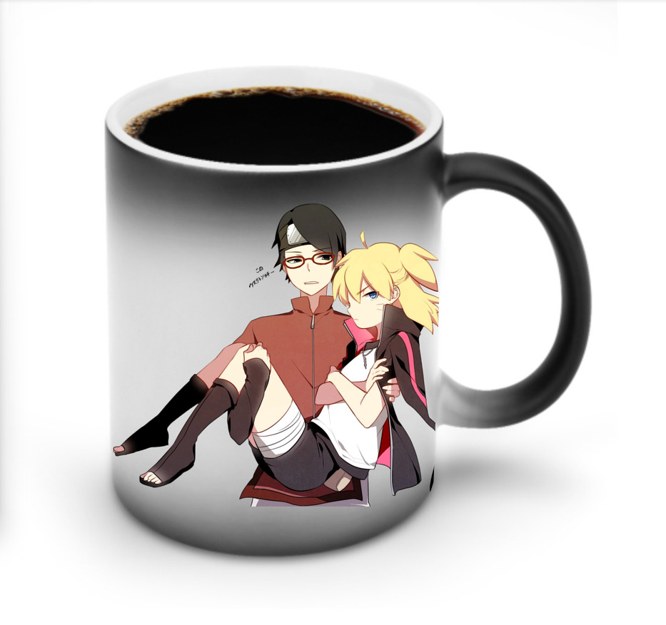 （画像用） NARUTO -ナルト- うちは サラダ Uchiha Sarada 温度変色マグカップ