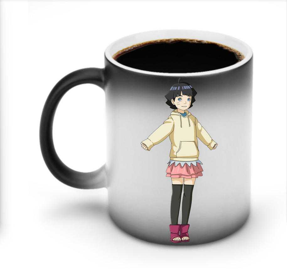 （画像用） NARUTO -ナルト- うずまき ヒマワリ Uzumaki Himawari 温度変色マグカップ