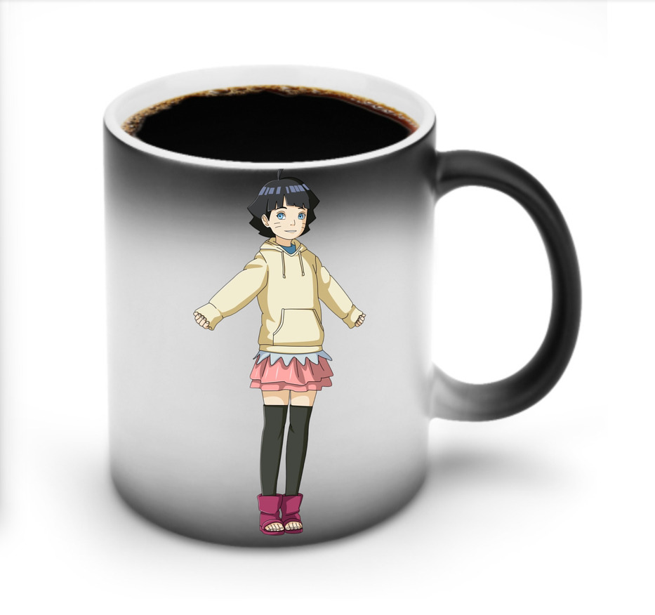 （画像用） NARUTO -ナルト- うずまき ヒマワリ Uzumaki Himawari 温度変色マグカップ