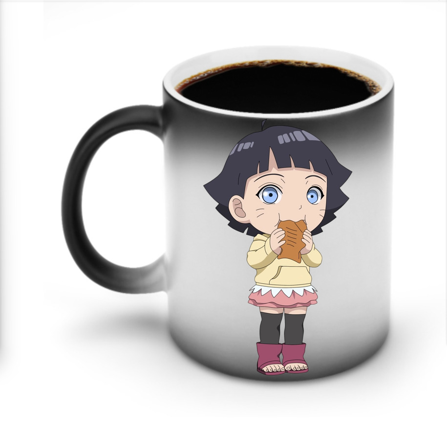 （画像用） NARUTO -ナルト- うずまき ヒマワリ Uzumaki Himawari 温度変色マグカップ