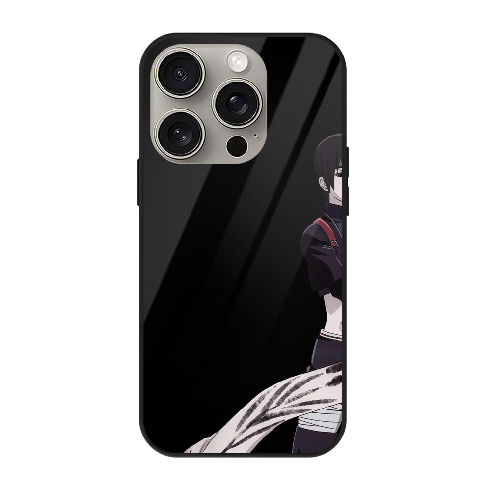 （画像用） NARUTO -ナルト- うずまき ナルト Uzumaki Naruto 【iPhone15Pro対応】スマホケース 耐衝撃＆黄変防止 背面ガラス