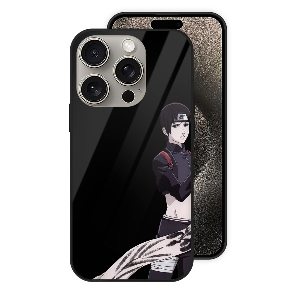 （画像用） NARUTO -ナルト- うずまき ナルト Uzumaki Naruto 【iPhone15Pro対応】スマホケース 耐衝撃＆黄変防止 背面ガラス