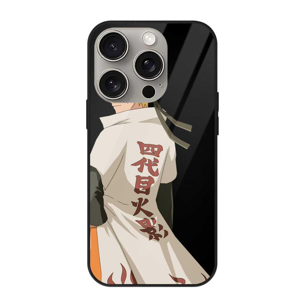 （画像用） NARUTO -ナルト- うずまき ナルト Uzumaki Naruto 【iPhone15Pro対応】スマホケース 耐衝撃＆黄変防止 背面ガラス