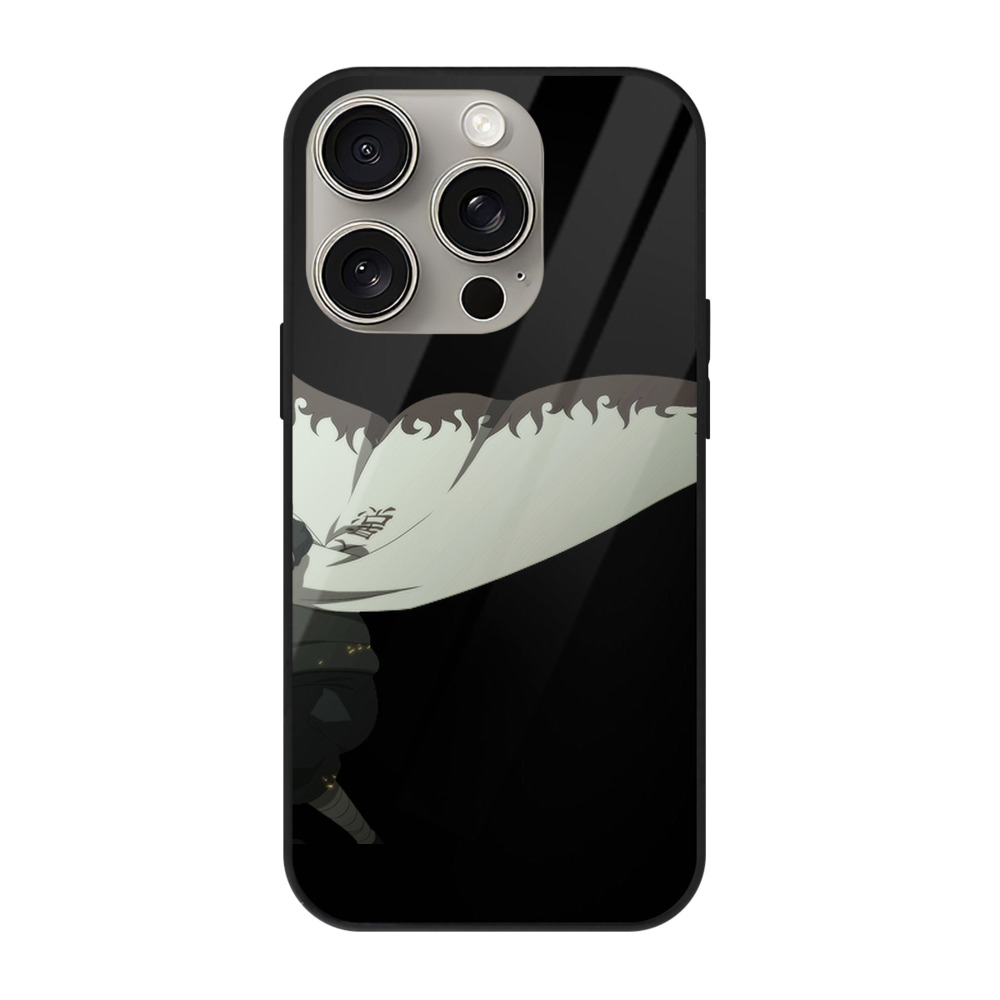 （画像用） NARUTO -ナルト- 波風 ミナト Namikaze Minato 【iPhone15Pro対応】スマホケース 耐衝撃＆黄変防止 背面ガラス