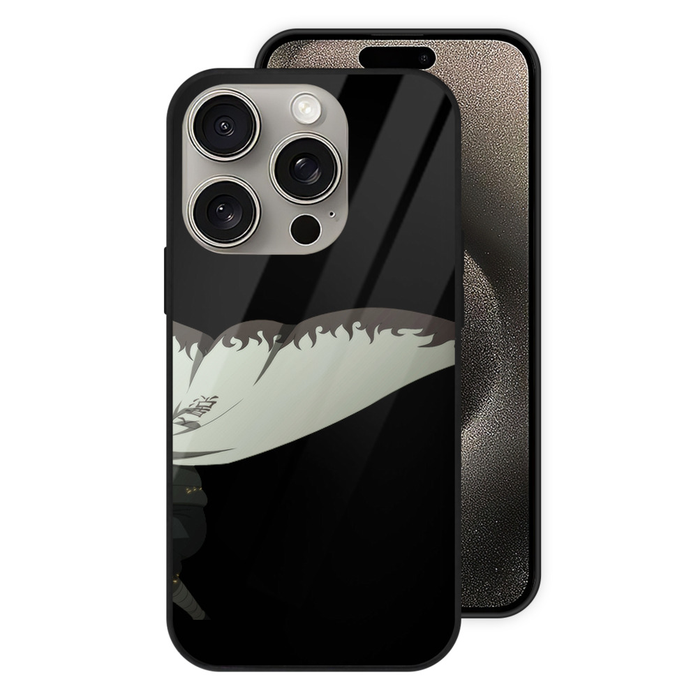 （画像用） NARUTO -ナルト- 波風 ミナト Namikaze Minato 【iPhone15Pro対応】スマホケース 耐衝撃＆黄変防止 背面ガラス