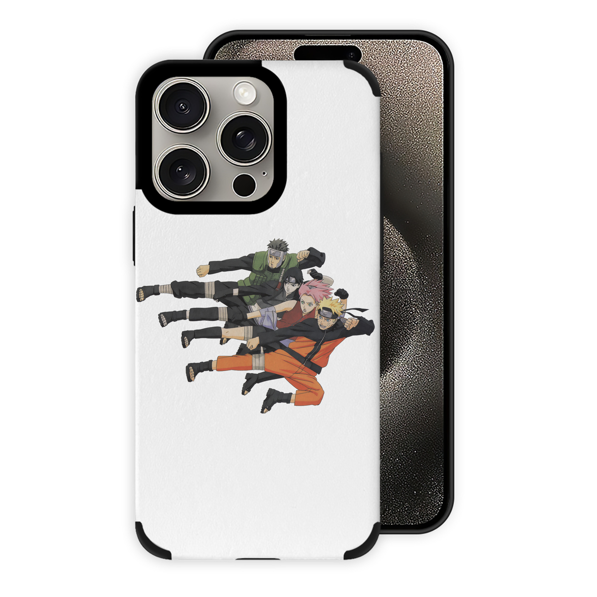 （画像用） NARUTO -ナルト- うずまき ナルト Uzumaki Naruto 【iPhone15ProMax対応】 PUレザー スマホケース 耐衝撃＆黄変防止