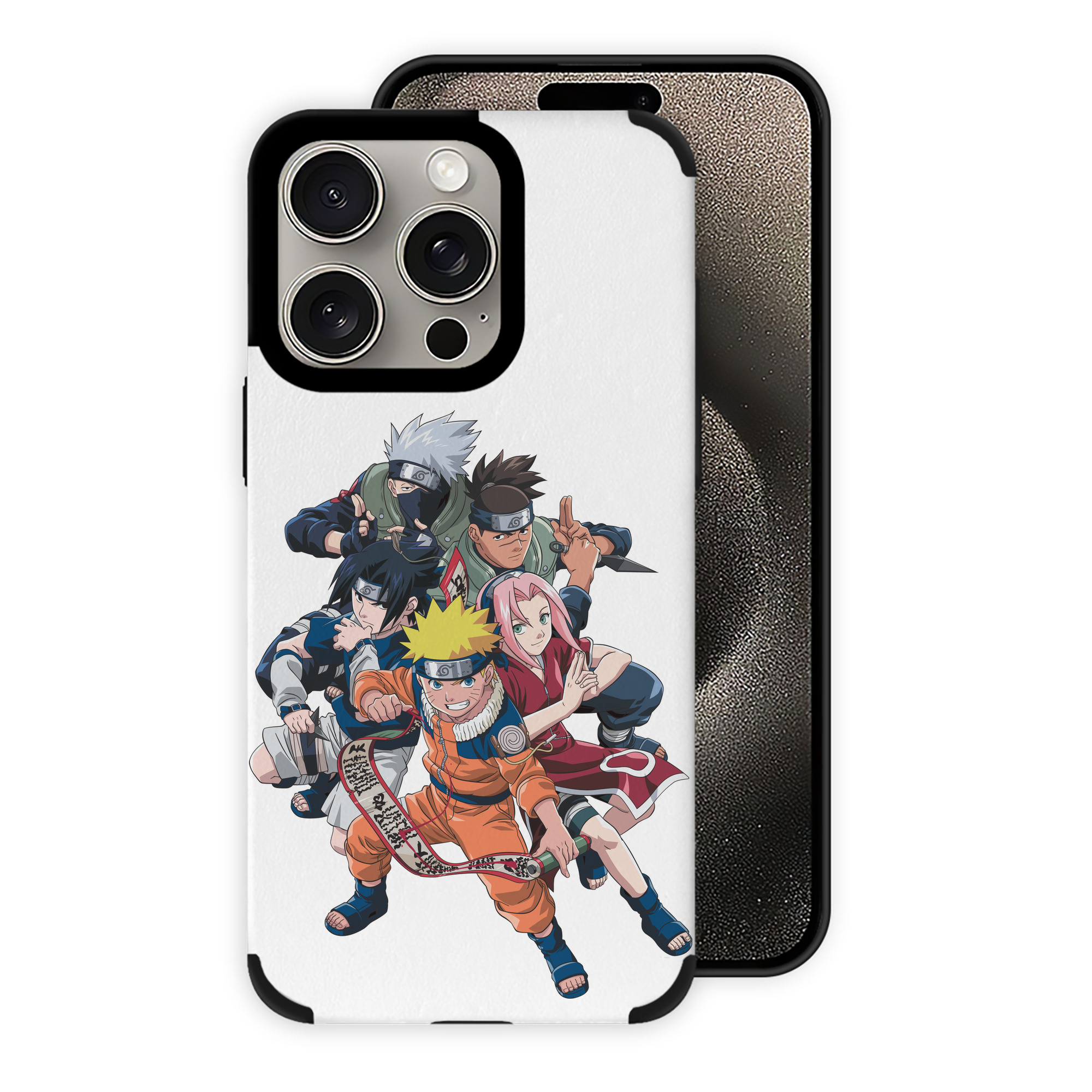 （画像用） NARUTO -ナルト- うずまき ナルト Uzumaki Naruto 【iPhone15ProMax対応】 PUレザー スマホケース 耐衝撃＆黄変防止