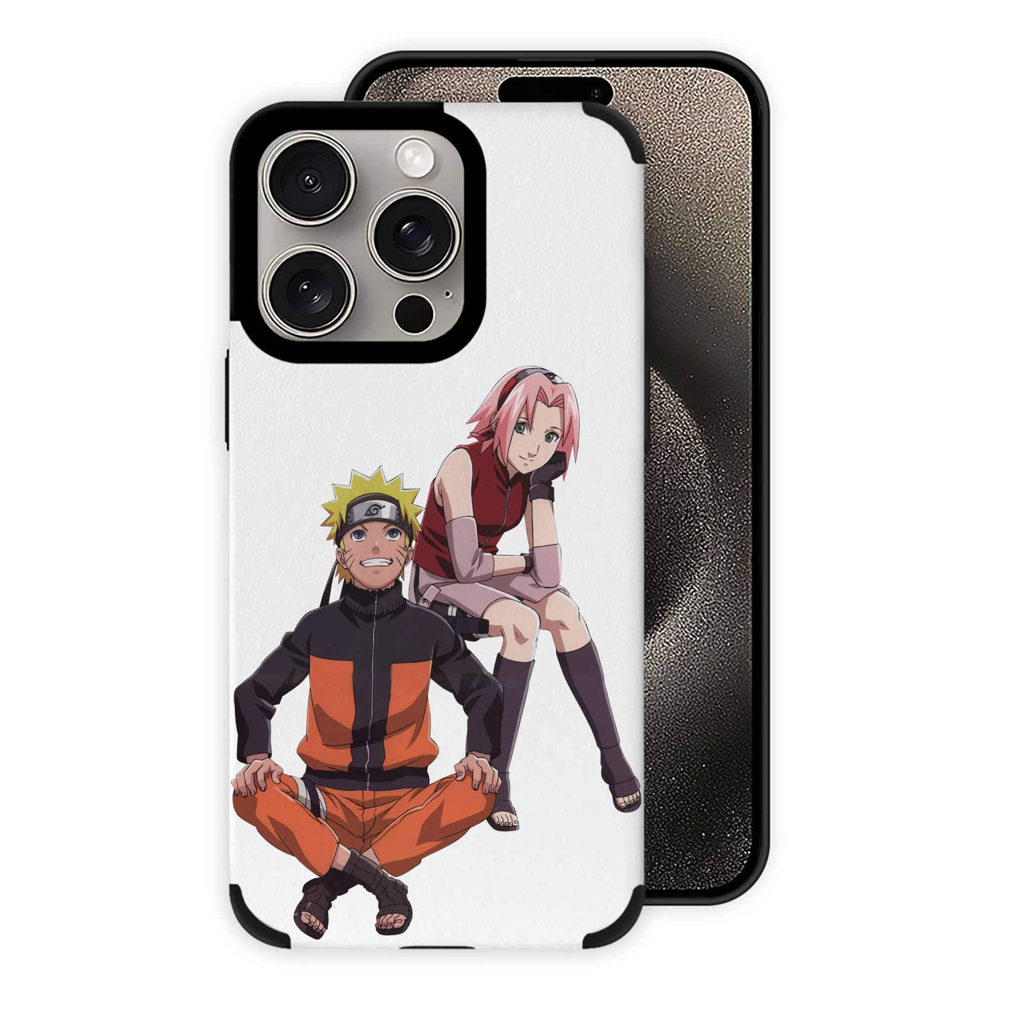 （画像用） NARUTO -ナルト- うずまき ナルト Uzumaki Naruto 【iPhone15ProMax対応】 PUレザー スマホケース 耐衝撃＆黄変防止