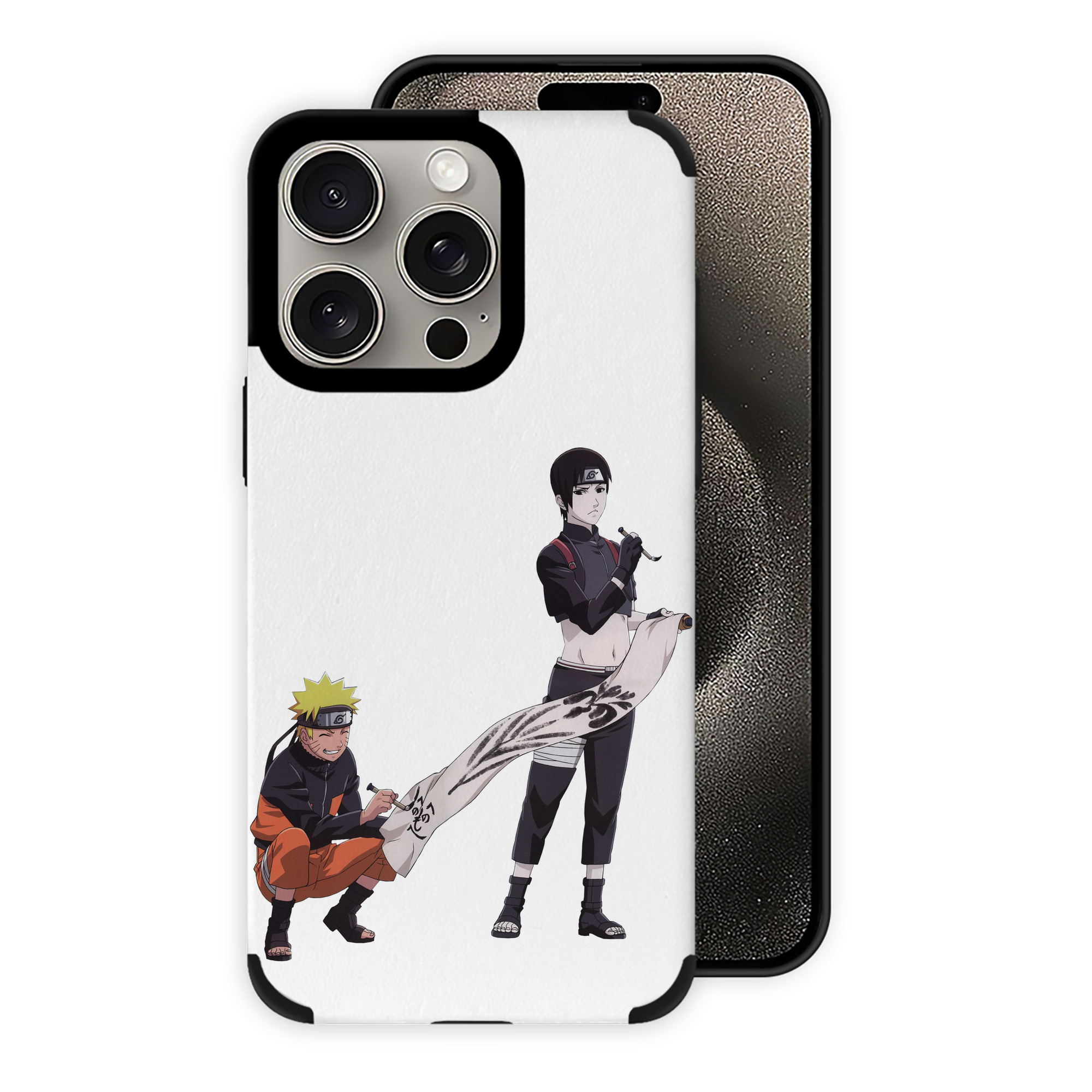 （画像用） NARUTO -ナルト- うずまき ナルト Uzumaki Naruto 【iPhone15ProMax対応】 PUレザー スマホケース 耐衝撃＆黄変防止