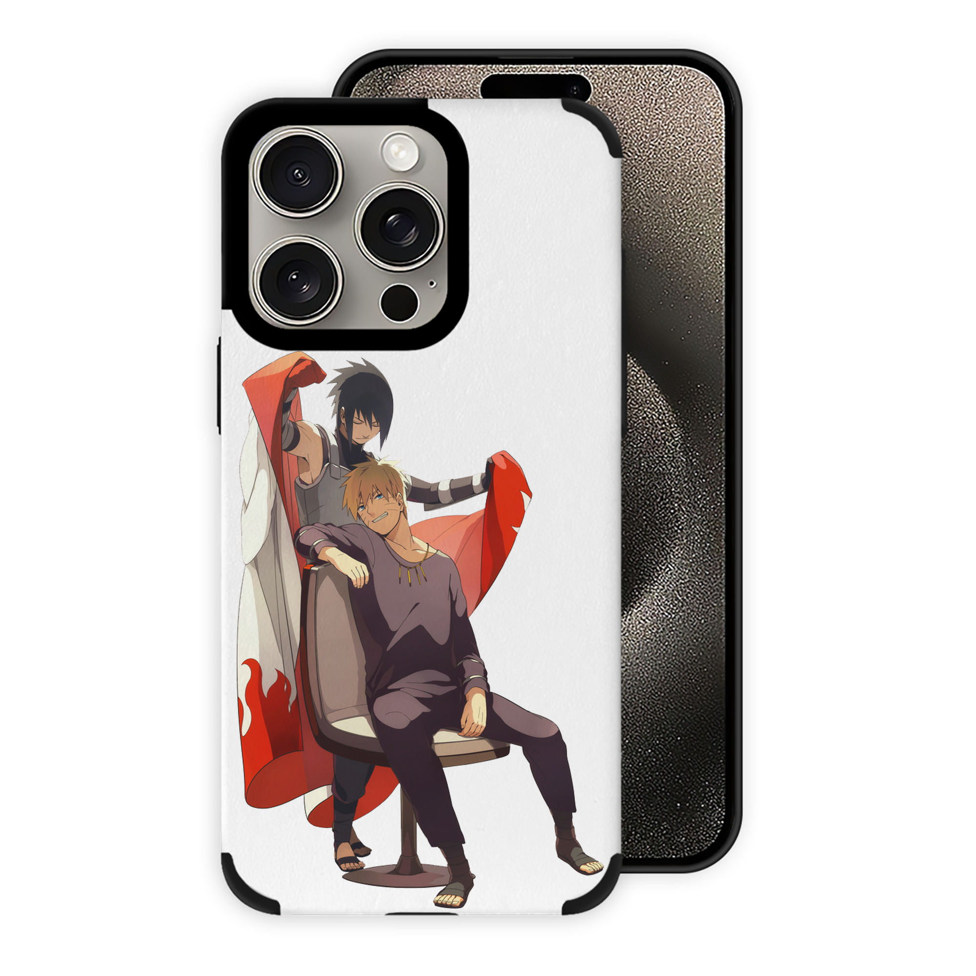 （画像用） NARUTO -ナルト- うずまき ナルト Uzumaki Naruto 【iPhone15ProMax対応】 PUレザー スマホケース 耐衝撃＆黄変防止