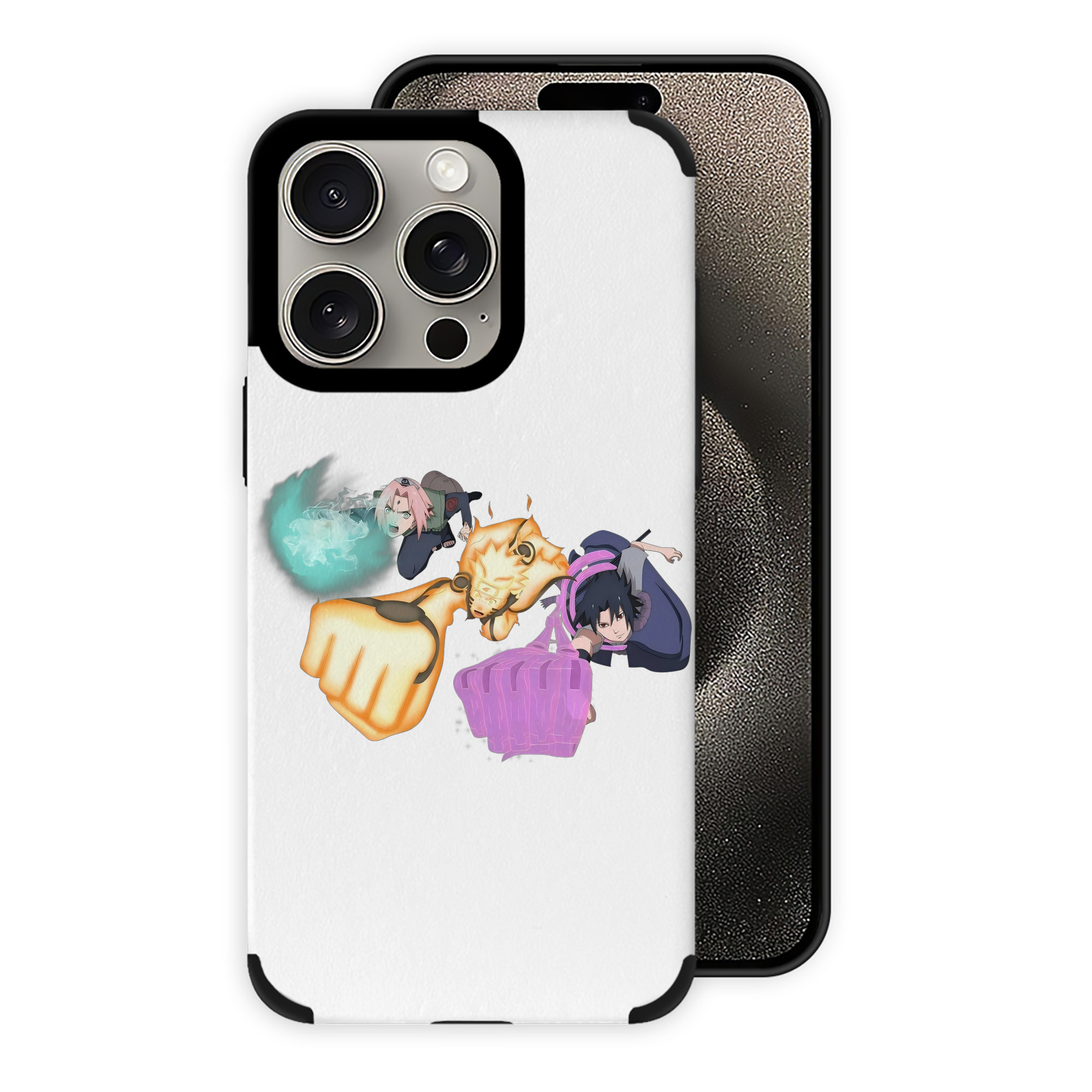（画像用） NARUTO -ナルト- うずまき ナルト Uzumaki Naruto 【iPhone15ProMax対応】 PUレザー スマホケース 耐衝撃＆黄変防止