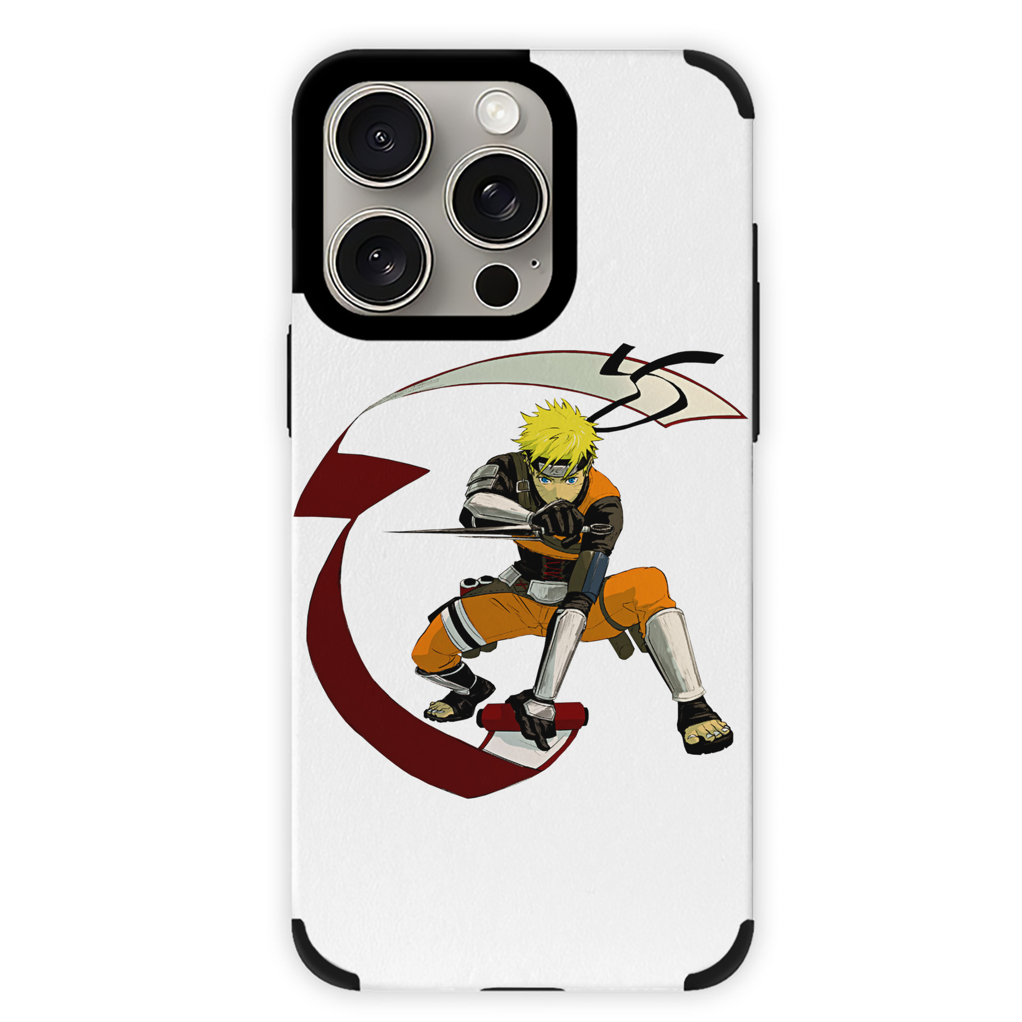 （画像用） NARUTO -ナルト- うずまき ナルト Uzumaki Naruto 【iPhone15ProMax対応】 PUレザー スマホケース 耐衝撃＆黄変防止
