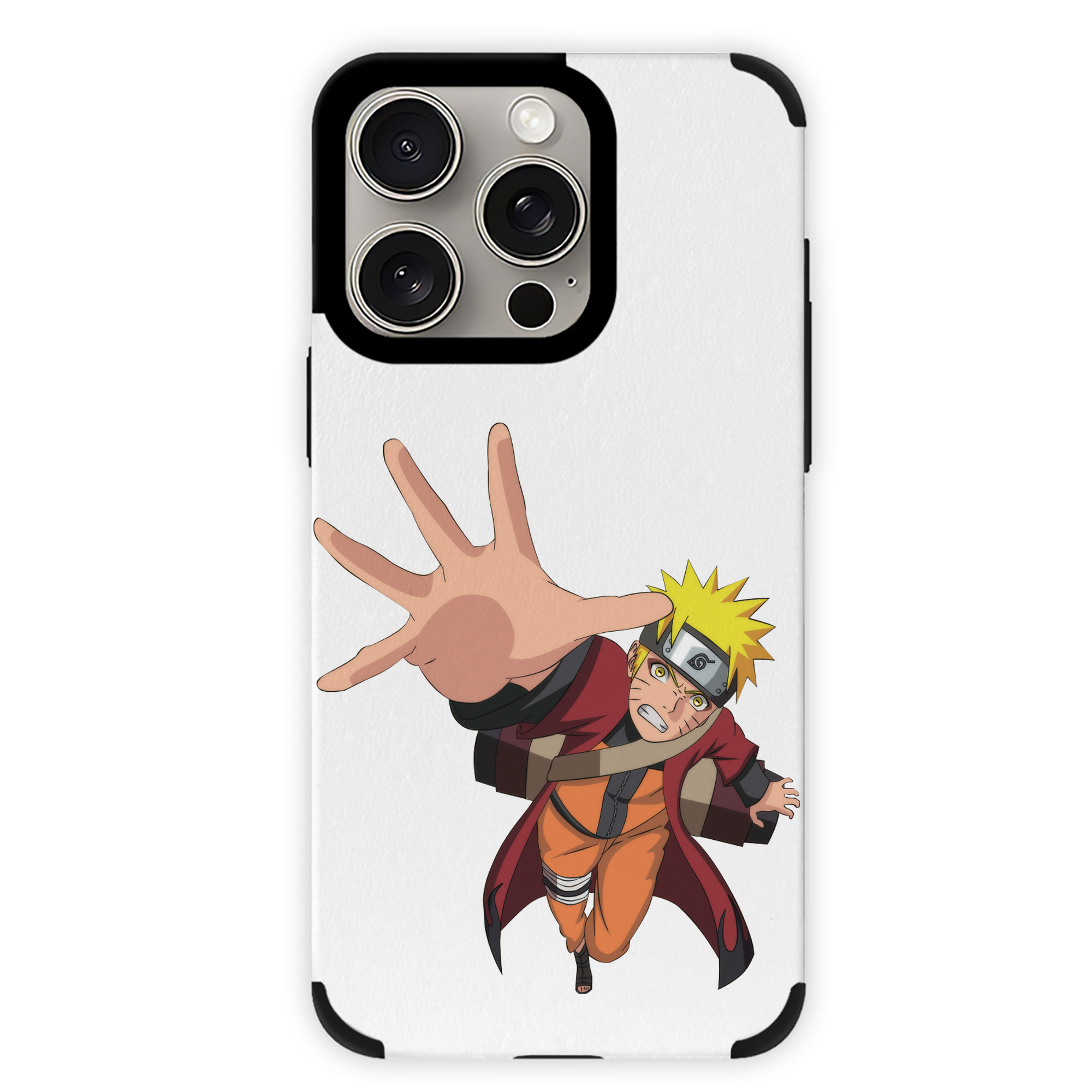 （画像用） NARUTO -ナルト- うずまき ナルト Uzumaki Naruto 【iPhone15ProMax対応】 PUレザー スマホケース 耐衝撃＆黄変防止