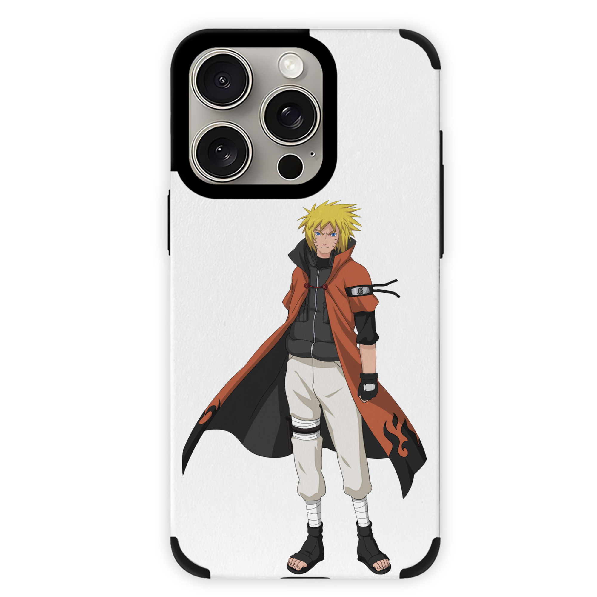 （画像用） NARUTO -ナルト- うずまき ナルト Uzumaki Naruto 【iPhone15ProMax対応】 PUレザー スマホケース 耐衝撃＆黄変防止