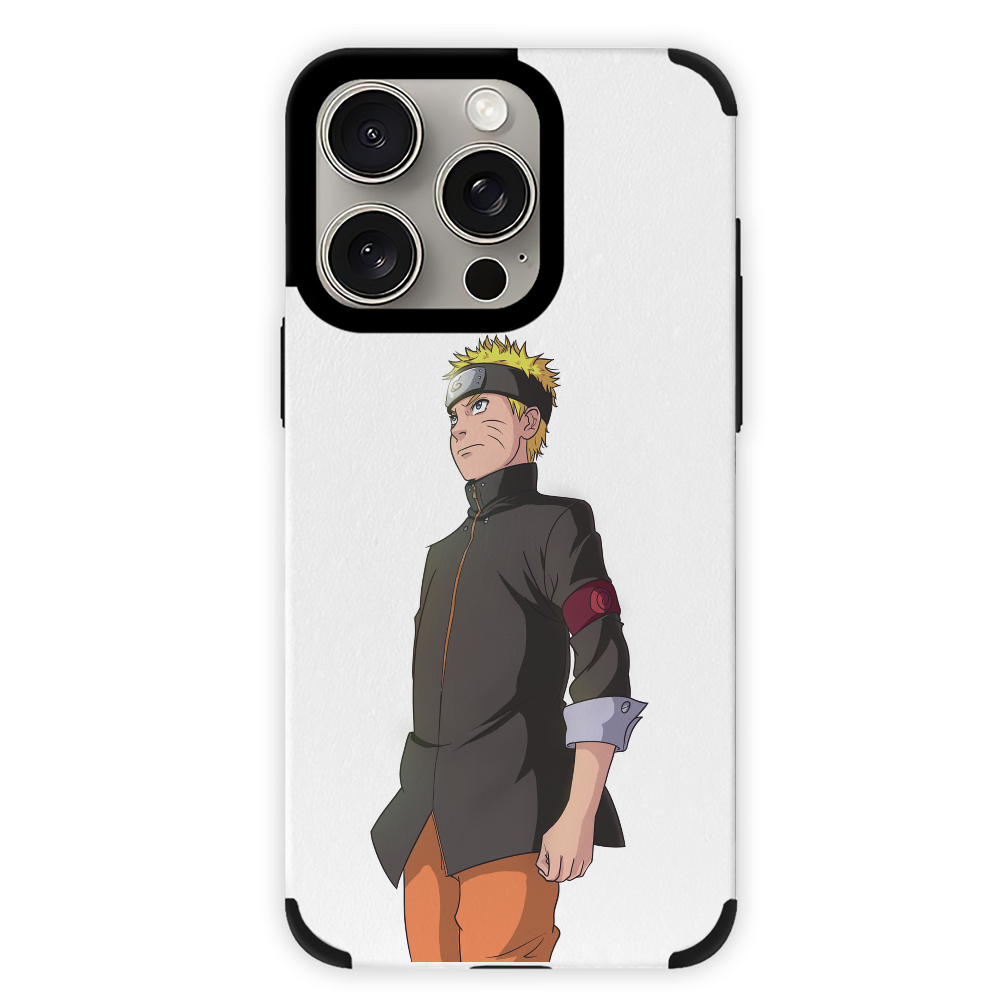 （画像用） NARUTO -ナルト- うずまき ナルト Uzumaki Naruto 【iPhone15ProMax対応】 PUレザー スマホケース 耐衝撃＆黄変防止
