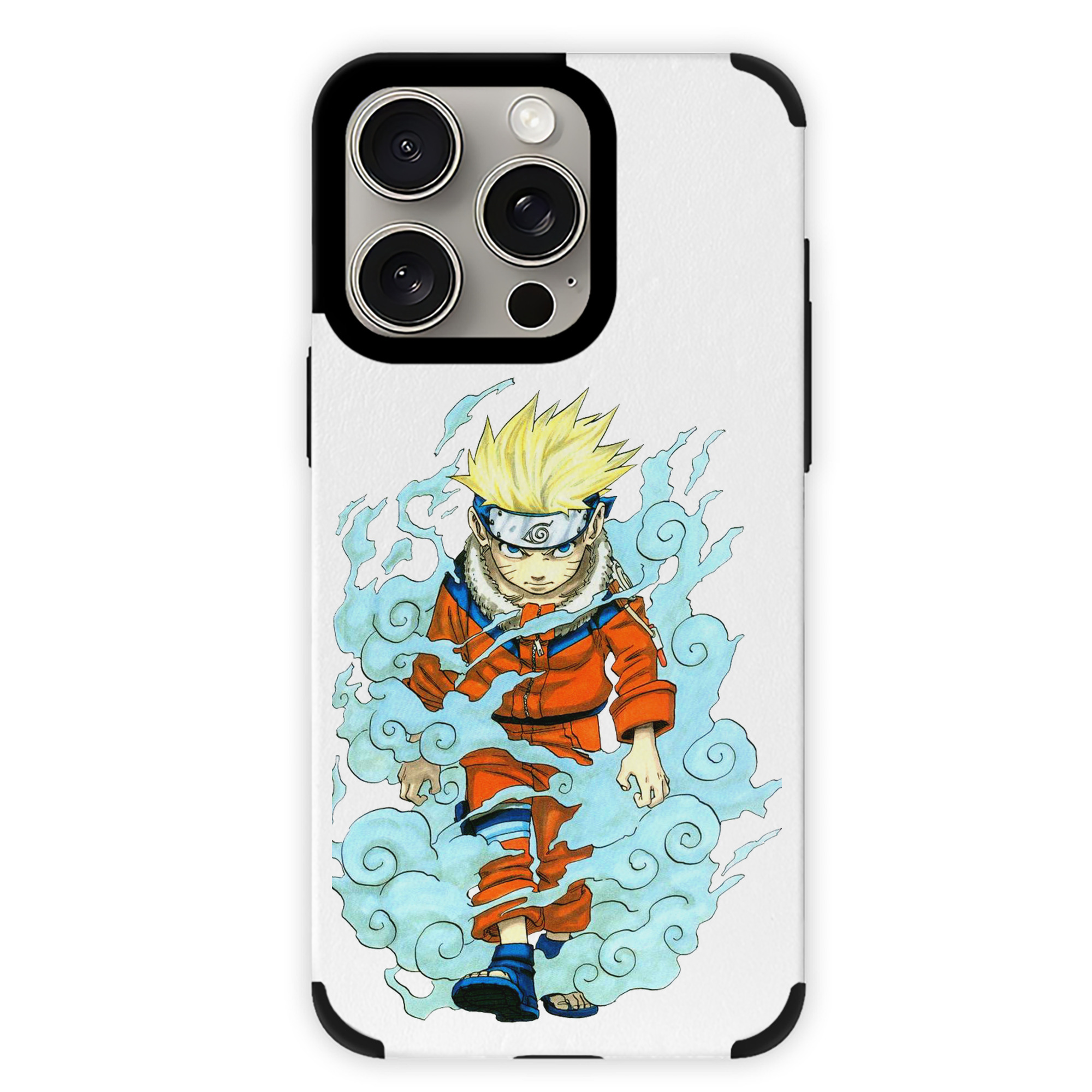 （画像用） NARUTO -ナルト- うずまき ナルト Uzumaki Naruto 【iPhone15ProMax対応】 PUレザー スマホケース 耐衝撃＆黄変防止