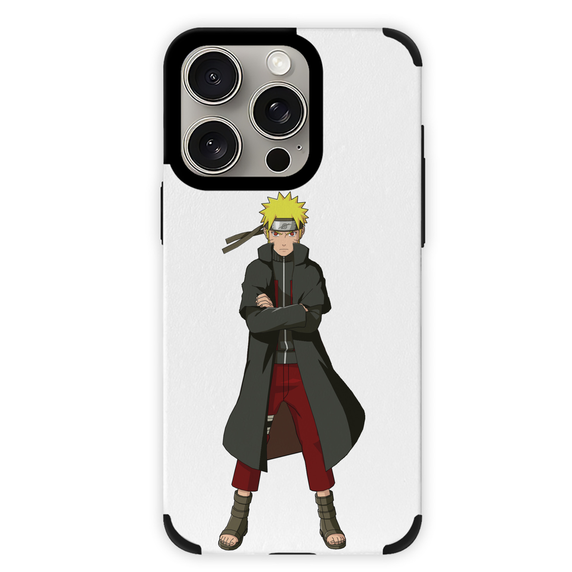 （画像用） NARUTO -ナルト- うずまき ナルト Uzumaki Naruto 【iPhone15ProMax対応】 PUレザー スマホケース 耐衝撃＆黄変防止