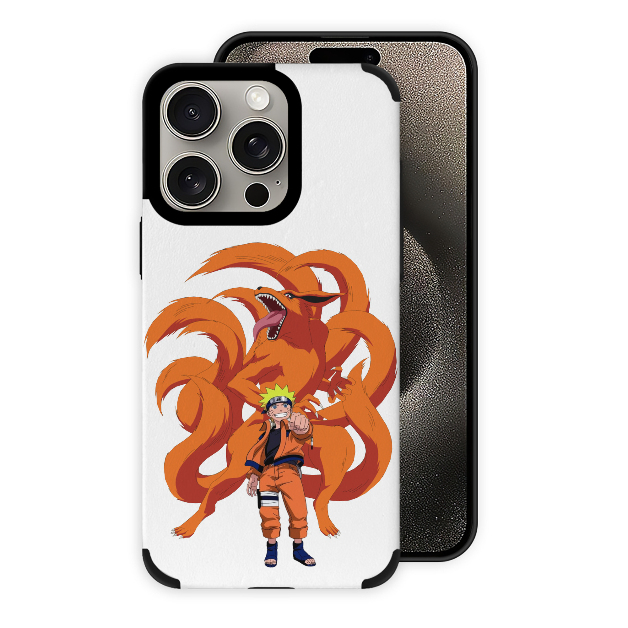 （画像用） NARUTO -ナルト- うずまき ナルト Uzumaki Naruto 【iPhone15ProMax対応】 PUレザー スマホケース 耐衝撃＆黄変防止