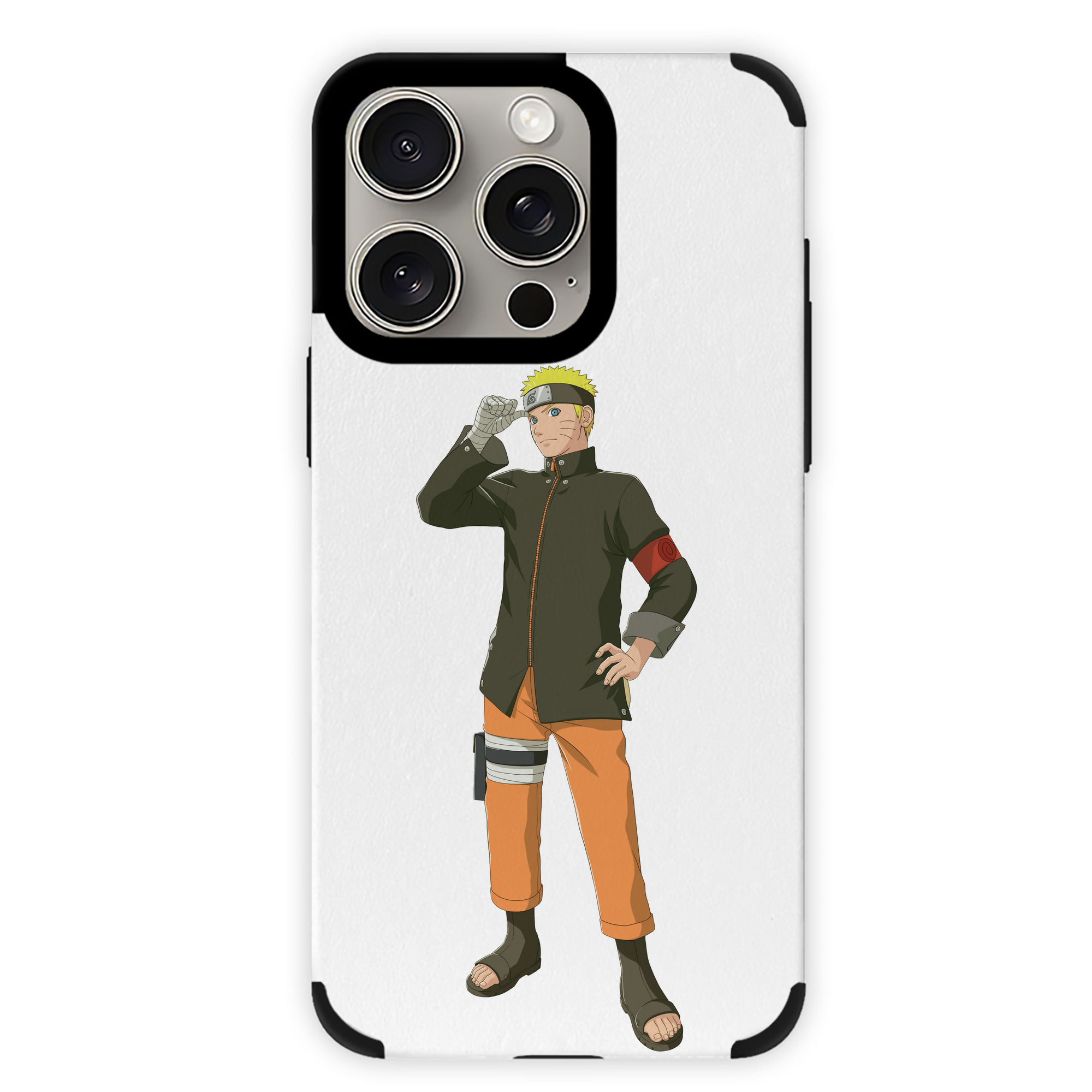 （画像用） NARUTO -ナルト- うずまき ナルト Uzumaki Naruto 【iPhone15ProMax対応】 PUレザー スマホケース 耐衝撃＆黄変防止