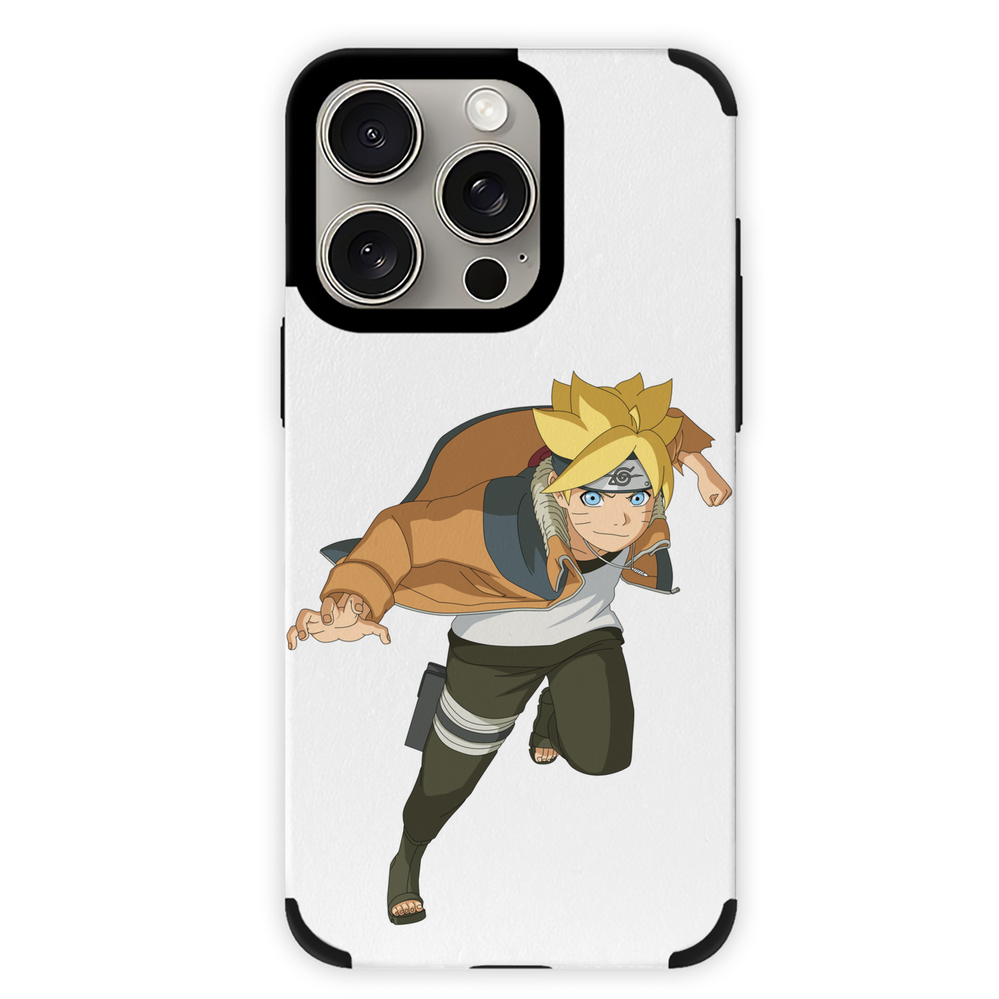 （画像用） NARUTO -ナルト- うずまき ナルト Uzumaki Naruto 【iPhone15ProMax対応】 PUレザー スマホケース 耐衝撃＆黄変防止
