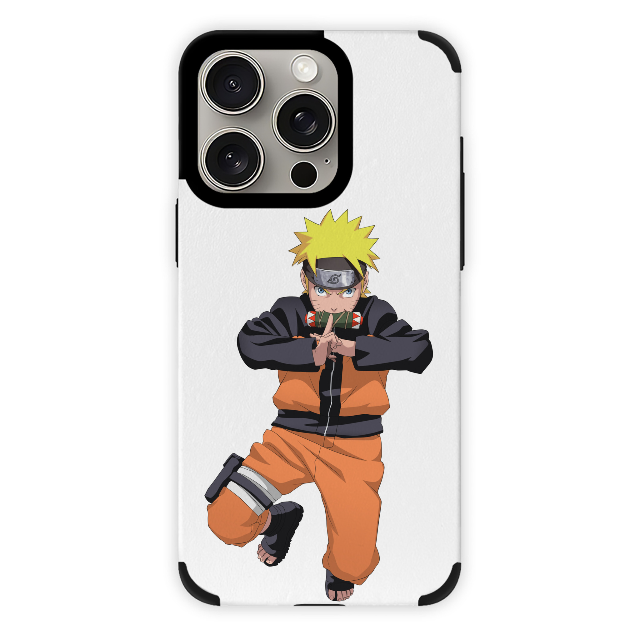 （画像用） NARUTO -ナルト- うずまき ナルト Uzumaki Naruto 【iPhone15ProMax対応】 PUレザー スマホケース 耐衝撃＆黄変防止