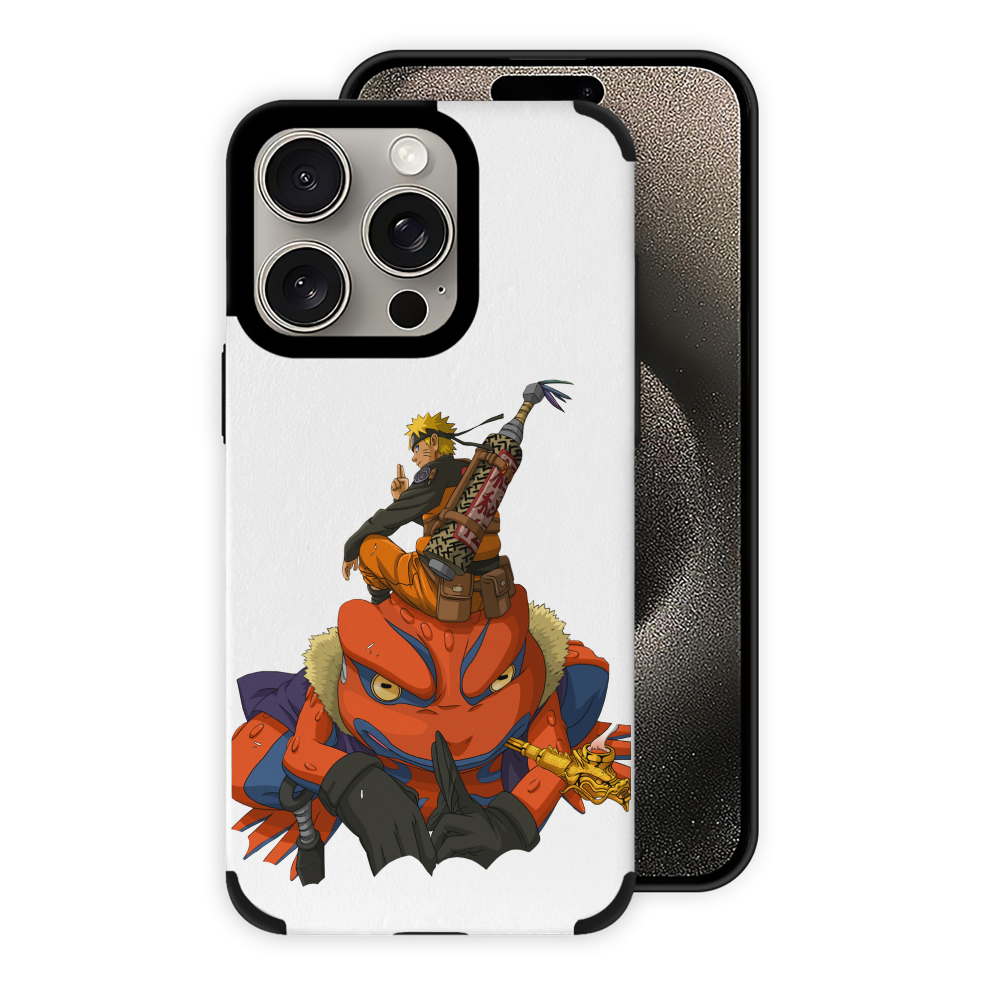 （画像用） NARUTO -ナルト- うずまき ナルト Uzumaki Naruto 【iPhone15ProMax対応】 PUレザー スマホケース 耐衝撃＆黄変防止