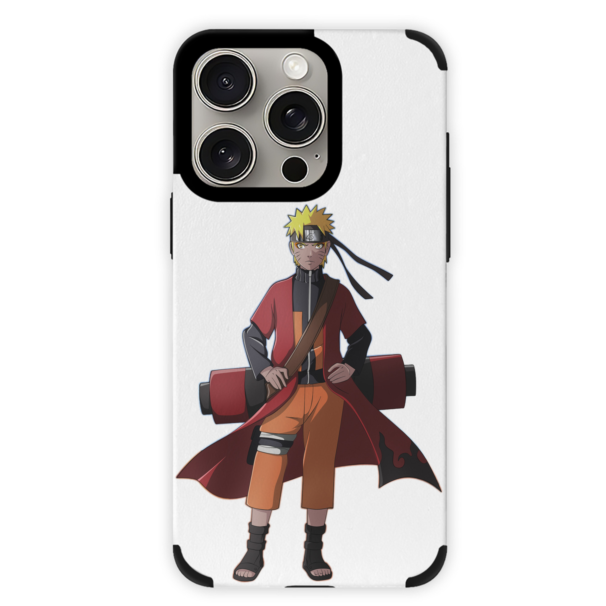 （画像用） NARUTO -ナルト- うずまき ナルト Uzumaki Naruto 【iPhone15ProMax対応】 PUレザー スマホケース 耐衝撃＆黄変防止