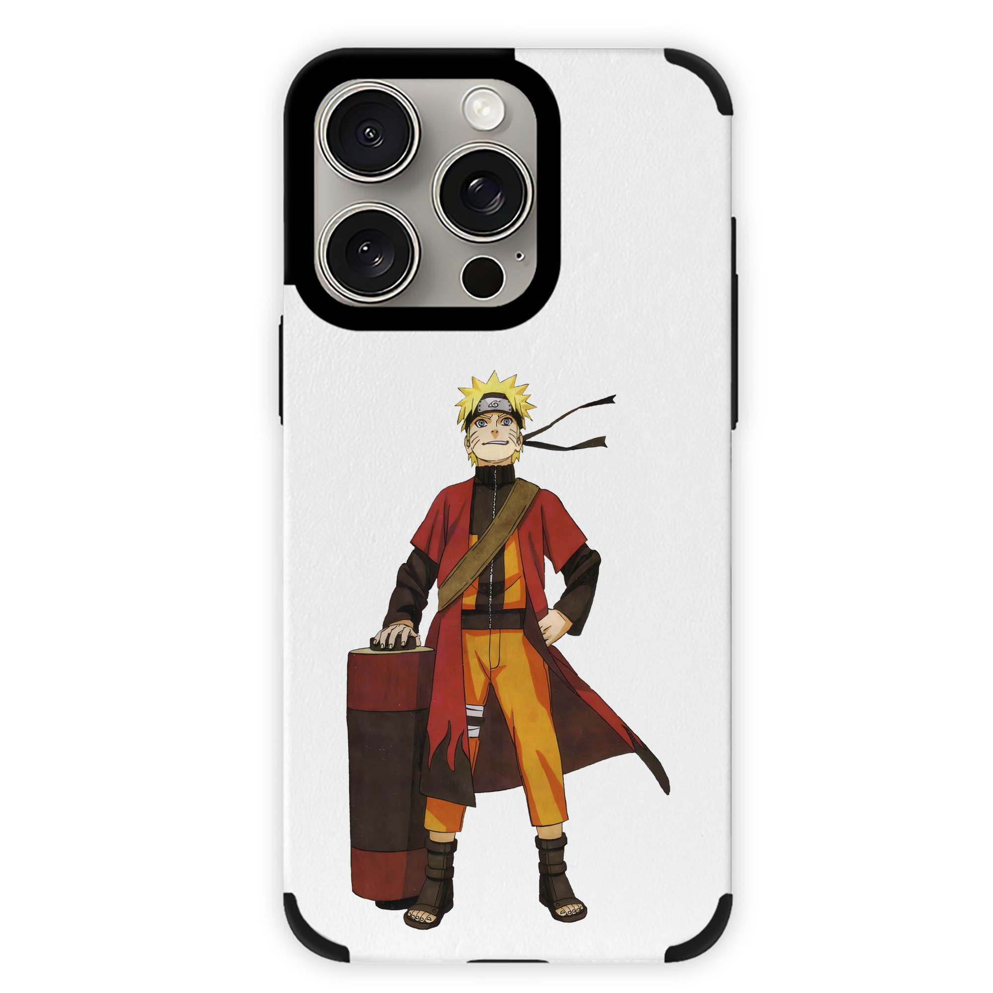 （画像用） NARUTO -ナルト- うずまき ナルト Uzumaki Naruto 【iPhone15ProMax対応】 PUレザー スマホケース 耐衝撃＆黄変防止