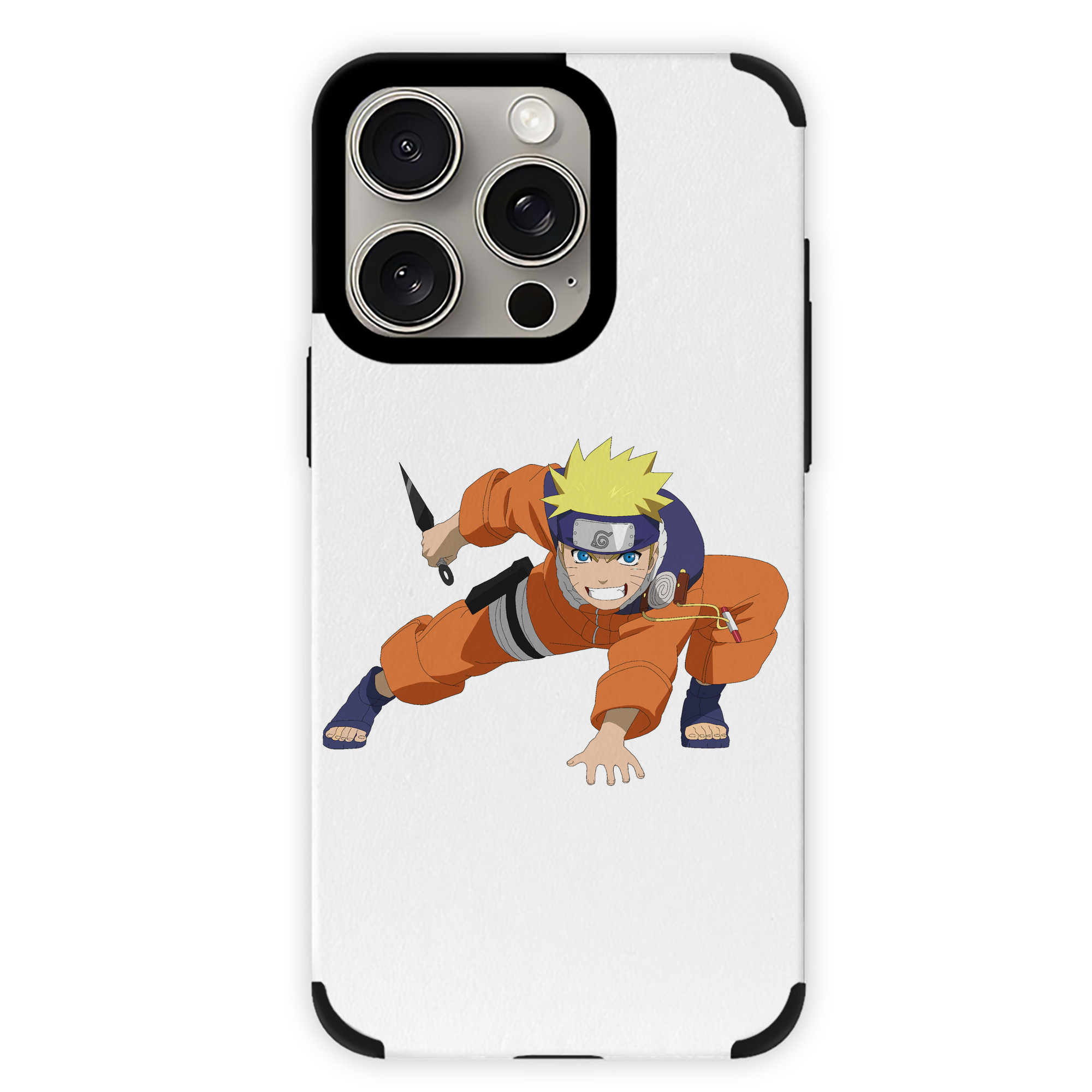 （画像用） NARUTO -ナルト- うずまき ナルト Uzumaki Naruto 【iPhone15ProMax対応】 PUレザー スマホケース 耐衝撃＆黄変防止