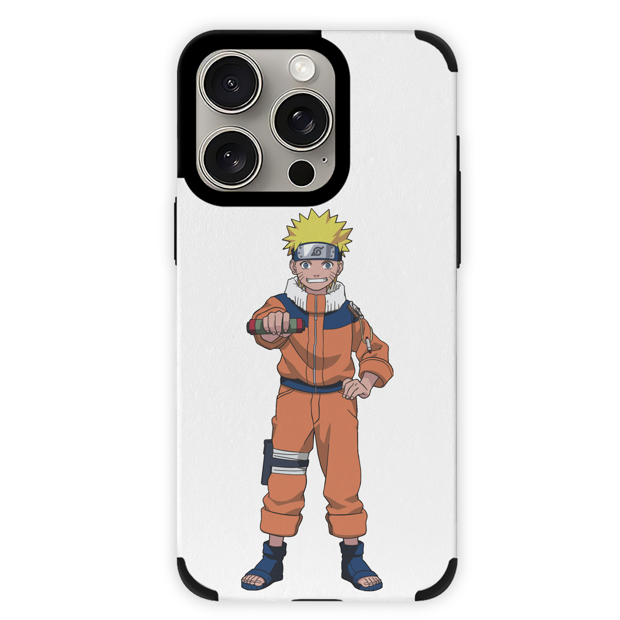 （画像用） NARUTO -ナルト- うずまき ナルト Uzumaki Naruto 【iPhone15ProMax対応】 PUレザー スマホケース 耐衝撃＆黄変防止