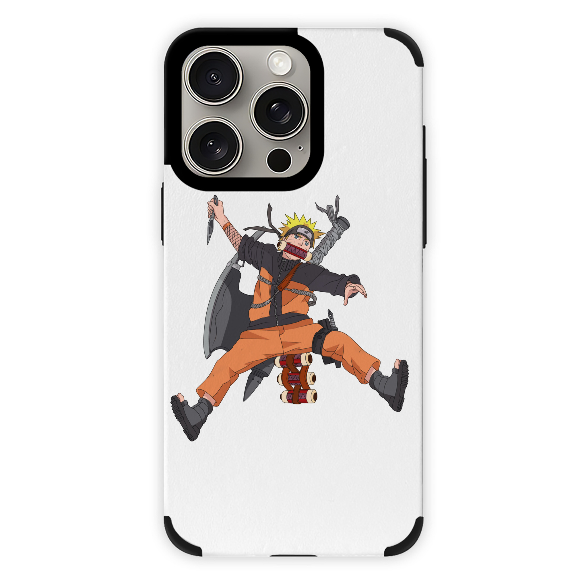 （画像用） NARUTO -ナルト- うずまき ナルト Uzumaki Naruto 【iPhone15ProMax対応】 PUレザー スマホケース 耐衝撃＆黄変防止