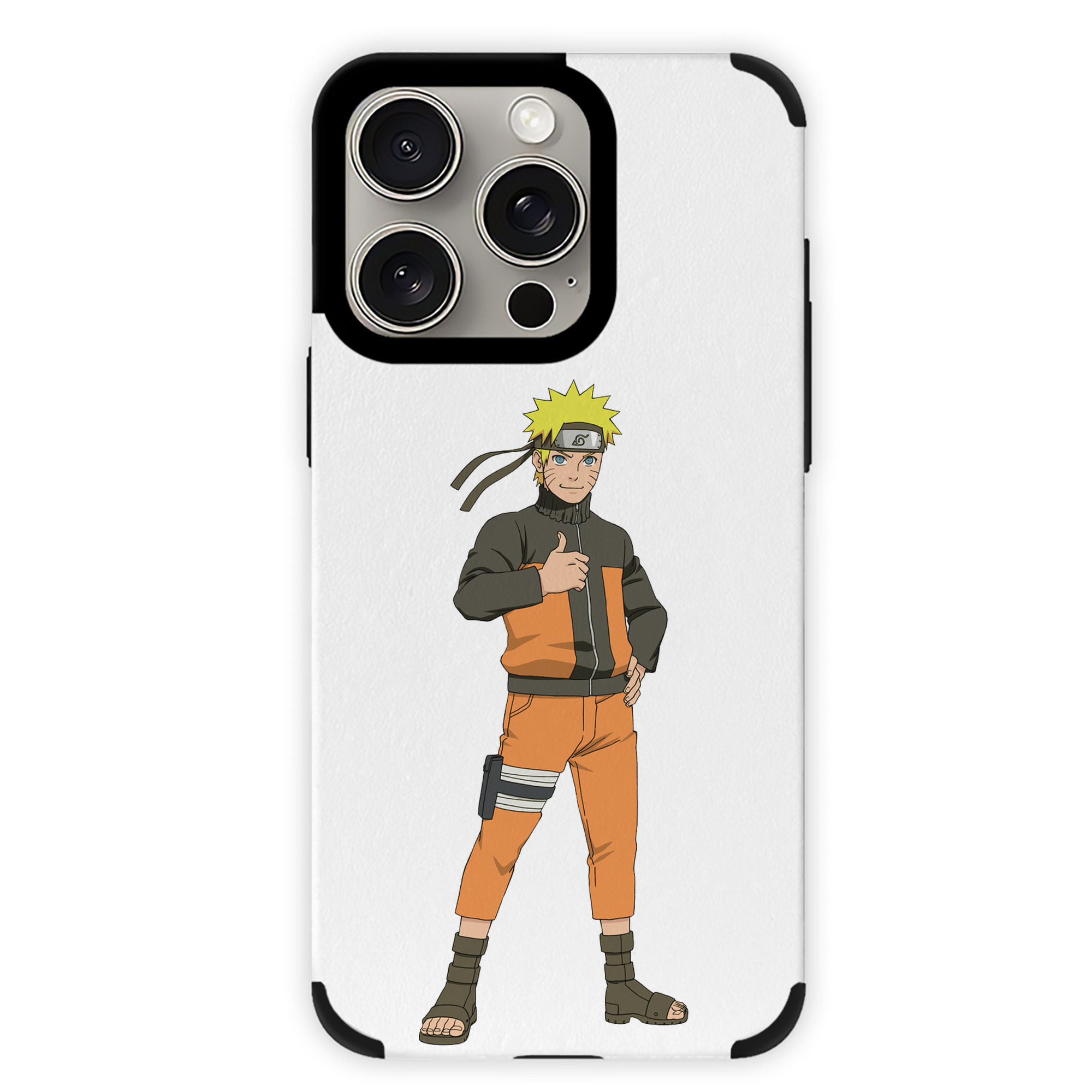 （画像用） NARUTO -ナルト- うずまき ナルト Uzumaki Naruto 【iPhone15ProMax対応】 PUレザー スマホケース 耐衝撃＆黄変防止