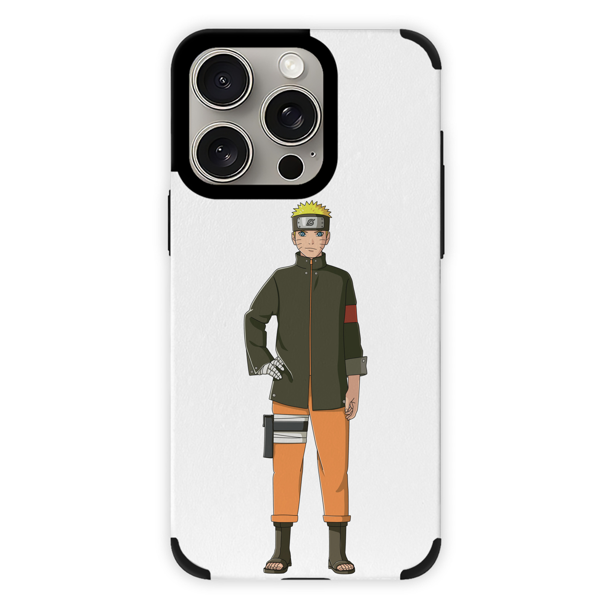 （画像用） NARUTO -ナルト- うずまき ナルト Uzumaki Naruto 【iPhone15ProMax対応】 PUレザー スマホケース 耐衝撃＆黄変防止