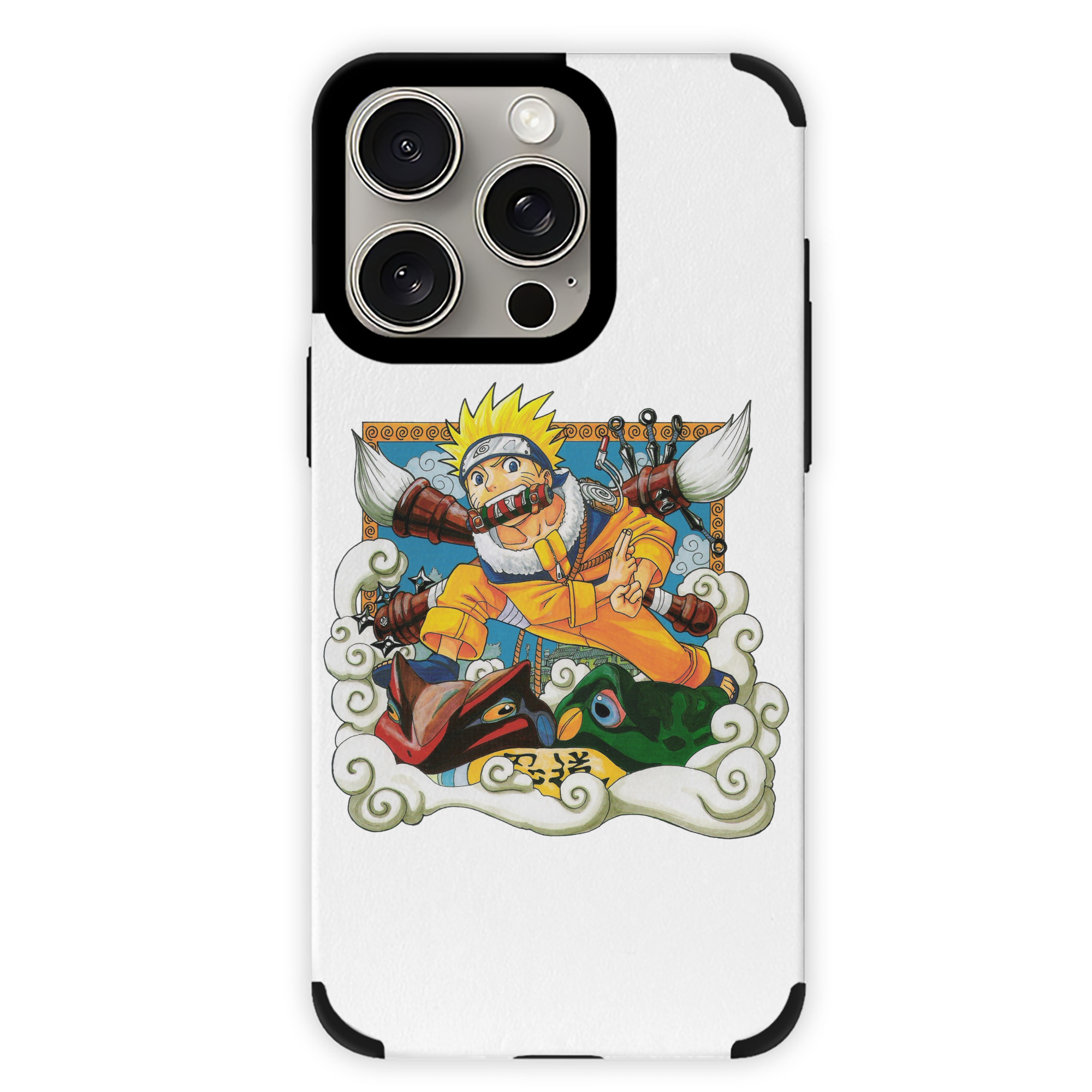 （画像用） NARUTO -ナルト- うずまき ナルト Uzumaki Naruto 【iPhone15ProMax対応】 PUレザー スマホケース 耐衝撃＆黄変防止