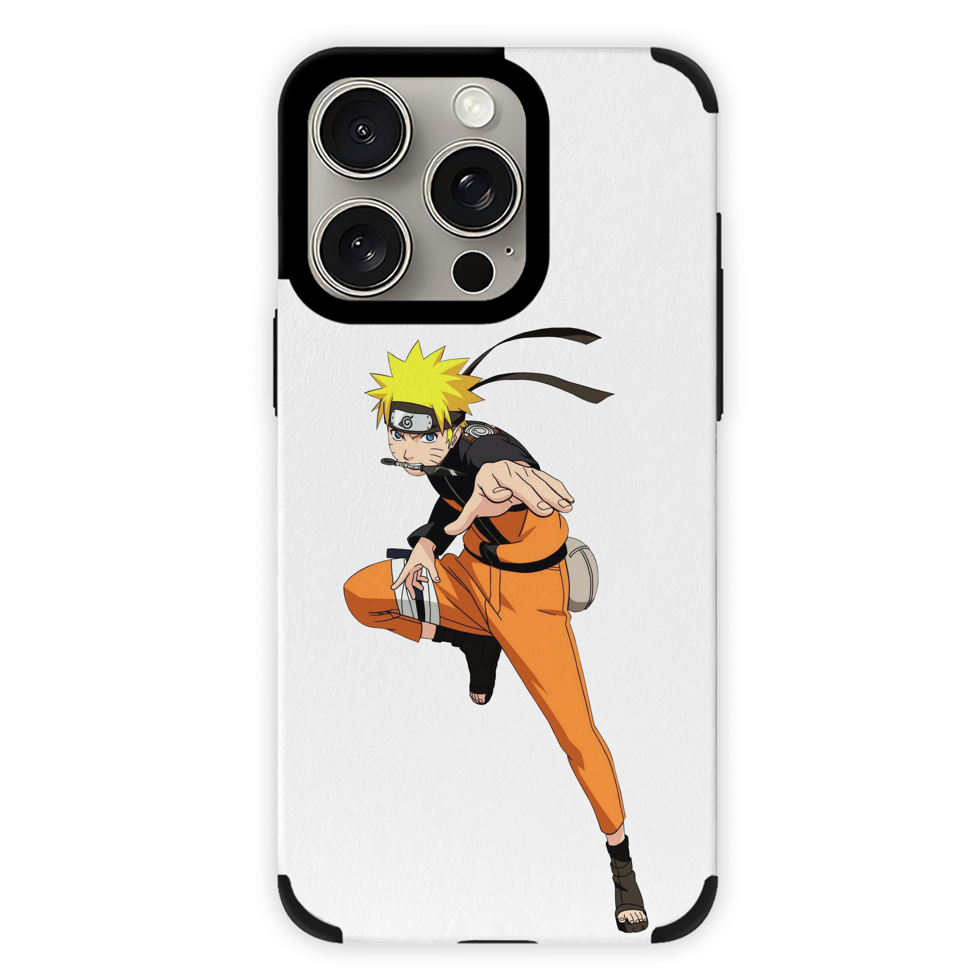（画像用） NARUTO -ナルト- うずまき ナルト Uzumaki Naruto 【iPhone15ProMax対応】 PUレザー スマホケース 耐衝撃＆黄変防止