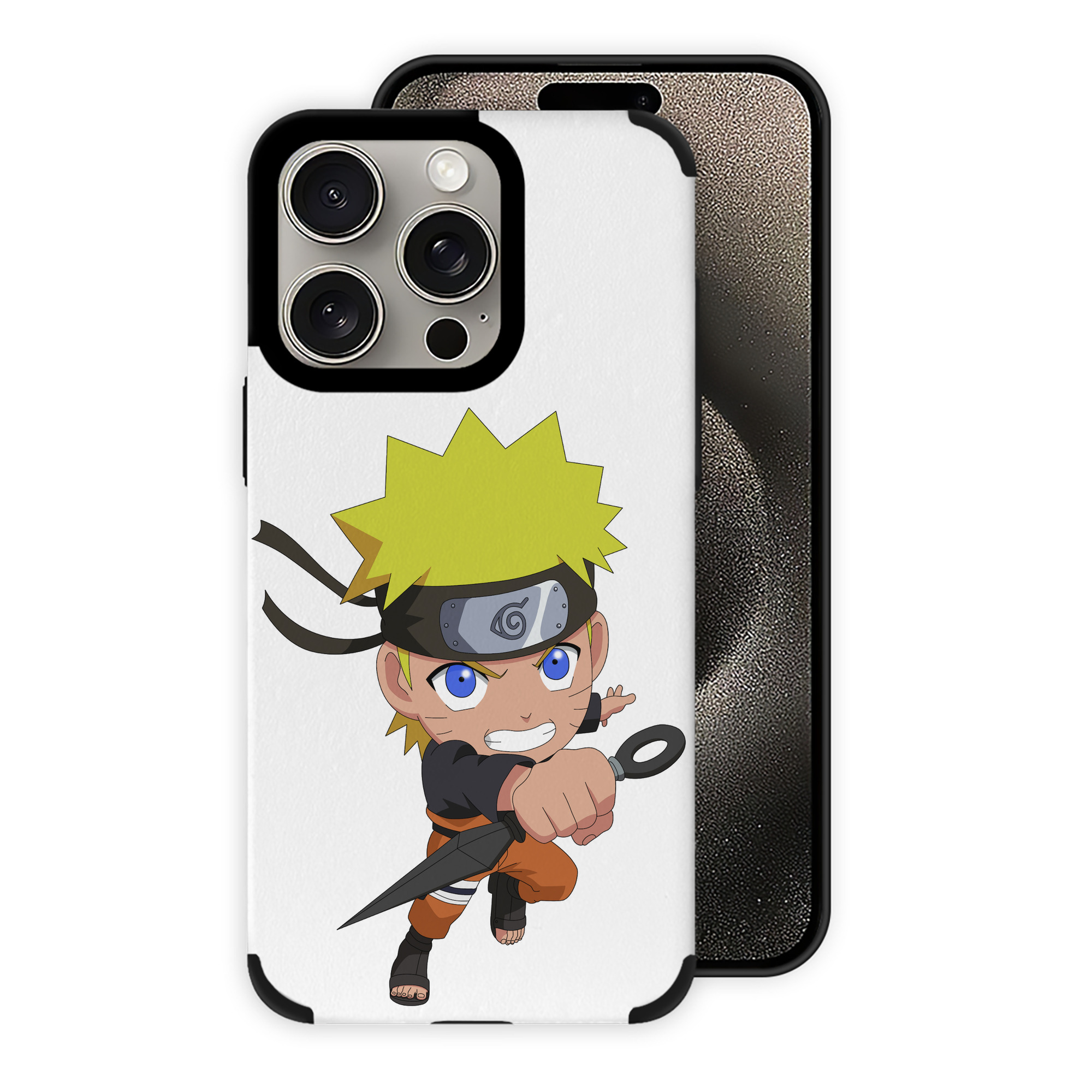 （画像用） NARUTO -ナルト- うずまき ナルト Uzumaki Naruto 【iPhone15ProMax対応】 PUレザー スマホケース 耐衝撃＆黄変防止