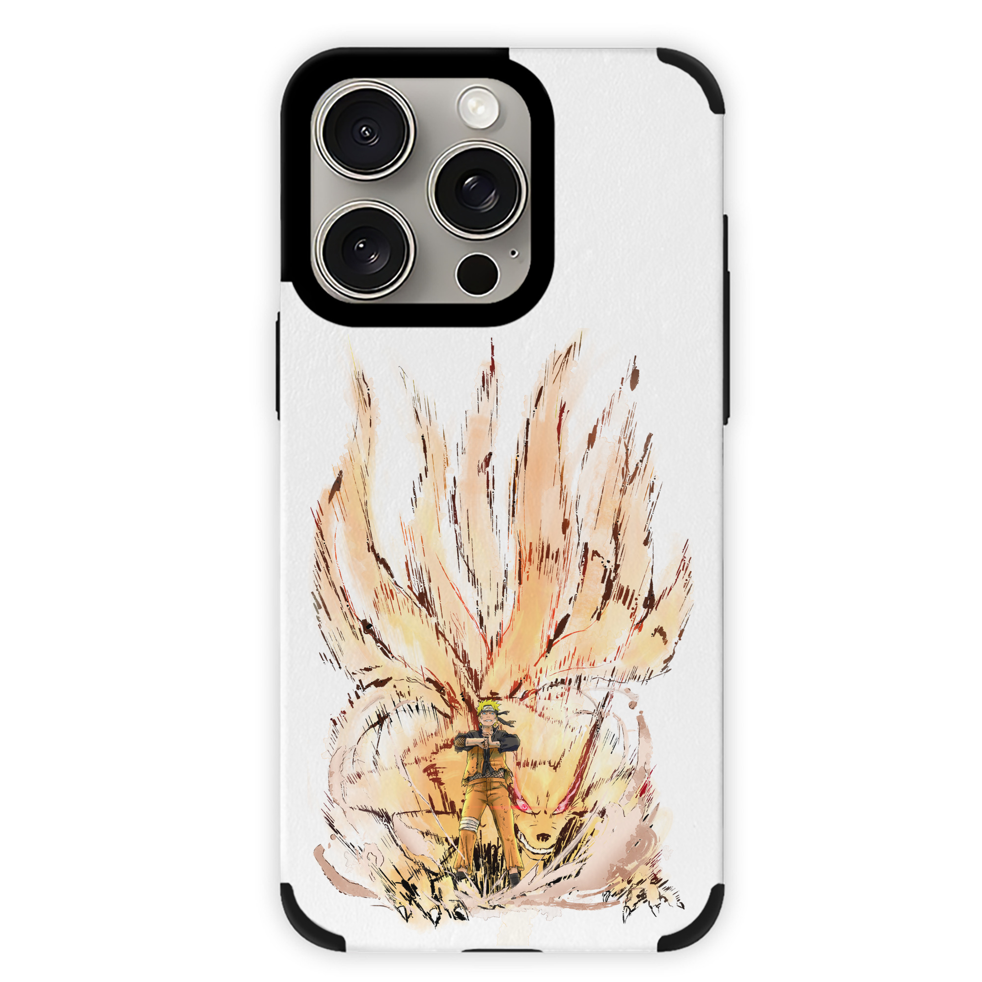 （画像用） NARUTO -ナルト- うずまき ナルト Uzumaki Naruto 【iPhone15ProMax対応】 PUレザー スマホケース 耐衝撃＆黄変防止