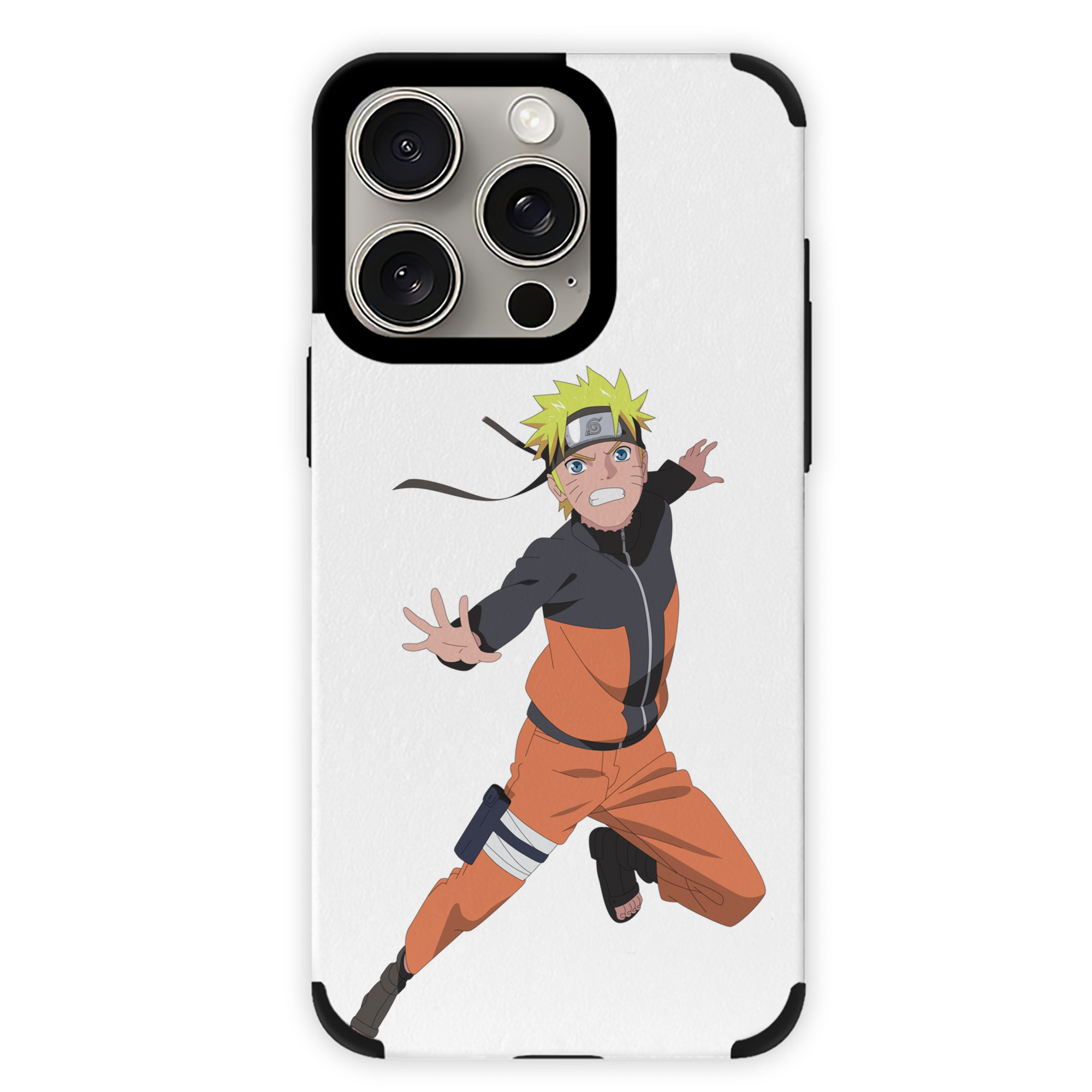 （画像用） NARUTO -ナルト- うずまき ナルト Uzumaki Naruto 【iPhone15ProMax対応】 PUレザー スマホケース 耐衝撃＆黄変防止