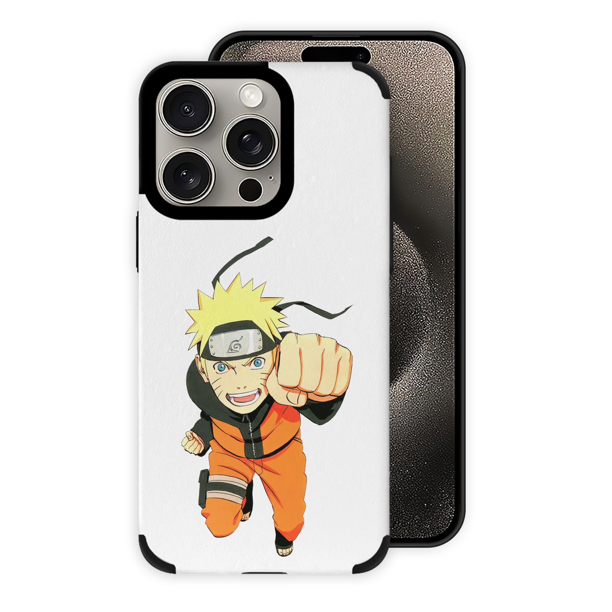 （画像用） NARUTO -ナルト- うずまき ナルト Uzumaki Naruto 【iPhone15ProMax対応】 PUレザー スマホケース 耐衝撃＆黄変防止