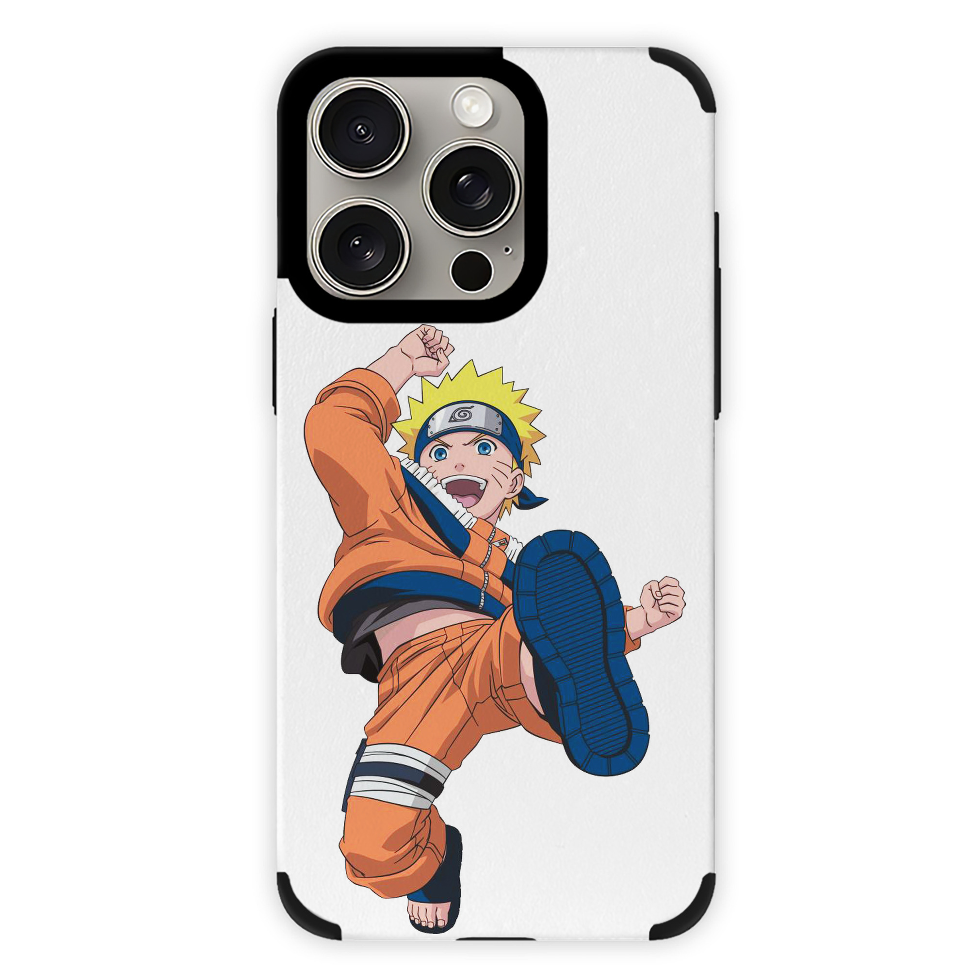 （画像用） NARUTO -ナルト- うずまき ナルト Uzumaki Naruto 【iPhone15ProMax対応】 PUレザー スマホケース 耐衝撃＆黄変防止